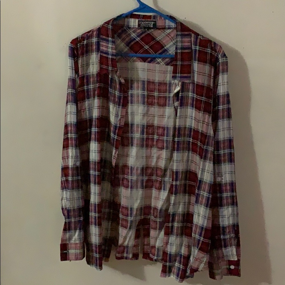 Button up the front shirt